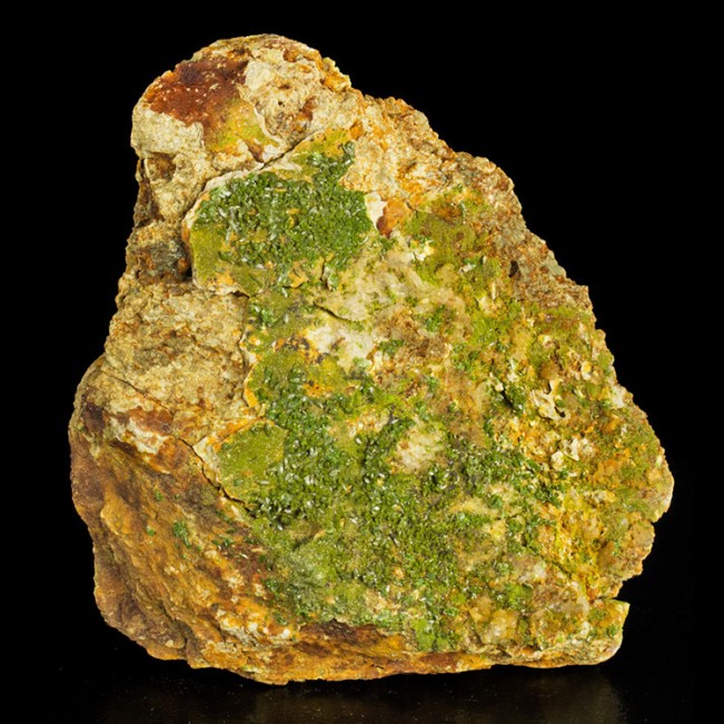 5" Green PYROMORPHITE Crystals New Chester Co Mine Phoenixville PA for sale