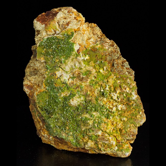 5" Green PYROMORPHITE Crystals New Chester Co Mine Phoenixville PA for sale