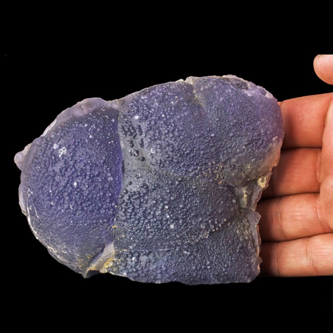 5.4" Rare Indigo Blue BALL FLUORITE Crystals Guangxi China No Damage for sale