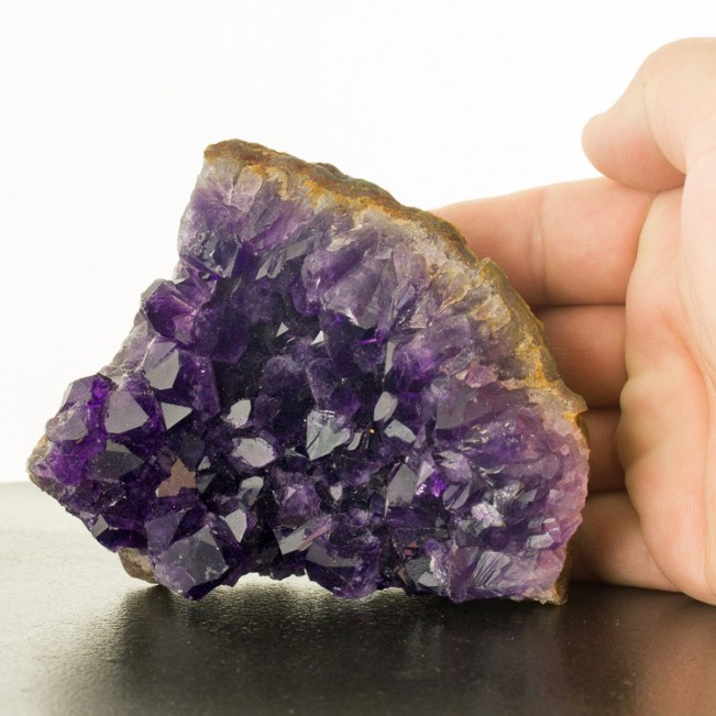 4.7" Shiny Grape Jelly Purple AMETHYST Crystals to .7" Artigas Uruguay for sale