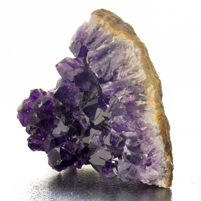 4.7" Shiny Grape Jelly Purple AMETHYST Crystals to .7" Artigas Uruguay for sale