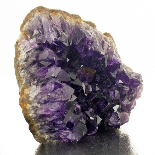 4.7" Shiny Grape Jelly Purple AMETHYST Crystals to .7" Artigas Uruguay for sale