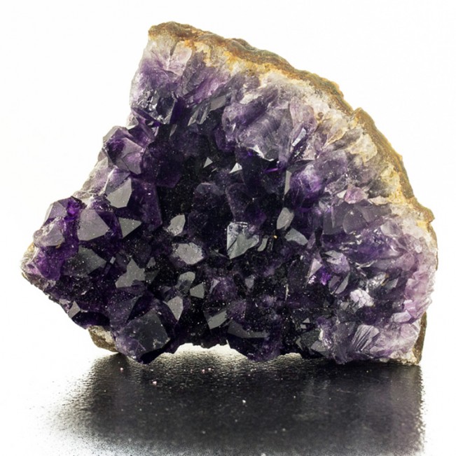 4.7" Shiny Grape Jelly Purple AMETHYST Crystals to .7" Artigas Uruguay for sale