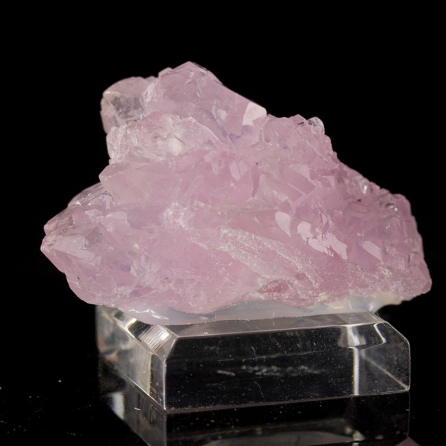 1.8" Gemmy Clear ROSE QUARTZ Sharp Terminated Crystals Taquaral Brazil for sale