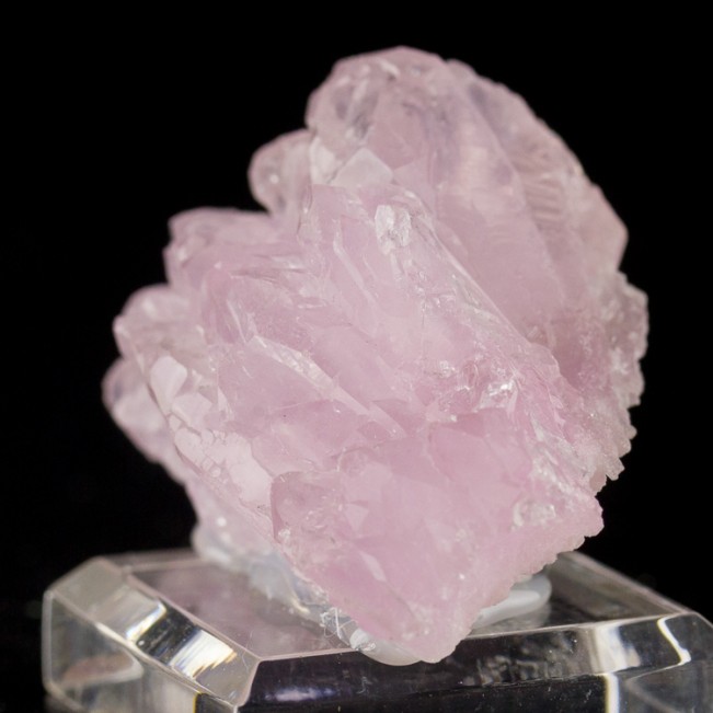 1.8" Gemmy Clear ROSE QUARTZ Sharp Terminated Crystals Taquaral Brazil for sale