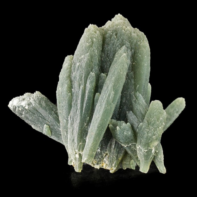 1.8" GREEN PRASE QUARTZ Crystals w/Actinolite Inclusions ...